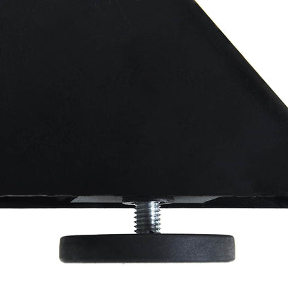 Gamba tavolino da caffè a forma di ragno nera 98x58x(42-43) cm