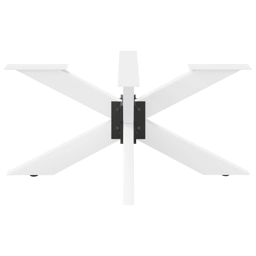 Gamba tavolino da caffè a forma di ragno bianca 98x58x(42-43)cm