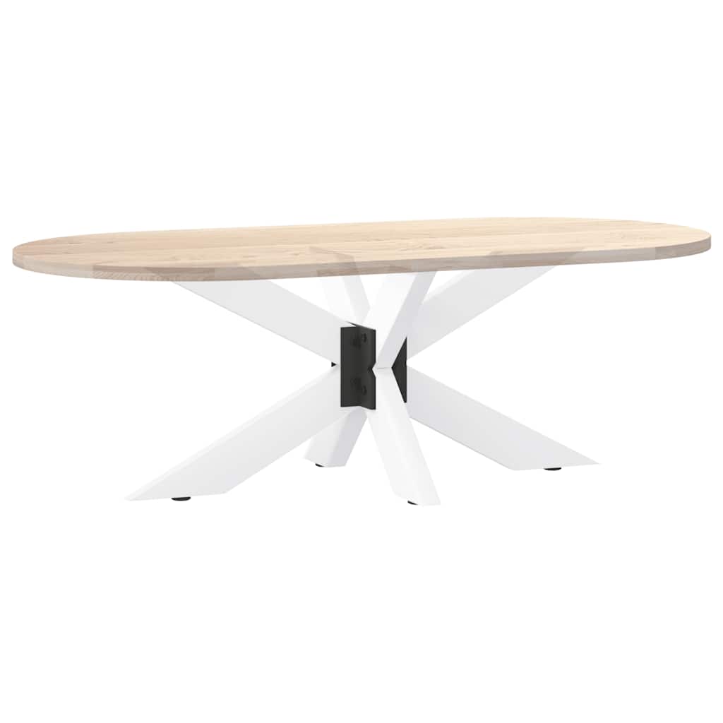 Gamba tavolino da caffè a forma di ragno bianca 98x58x(42-43)cm