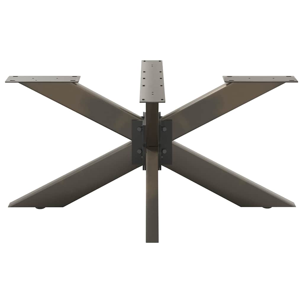 Gamba tavolino da caffè a forma di ragno nera 98x58x(42-43) cm