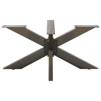 Gamba tavolino da caffè a forma di ragno nera 98x58x(42-43) cm