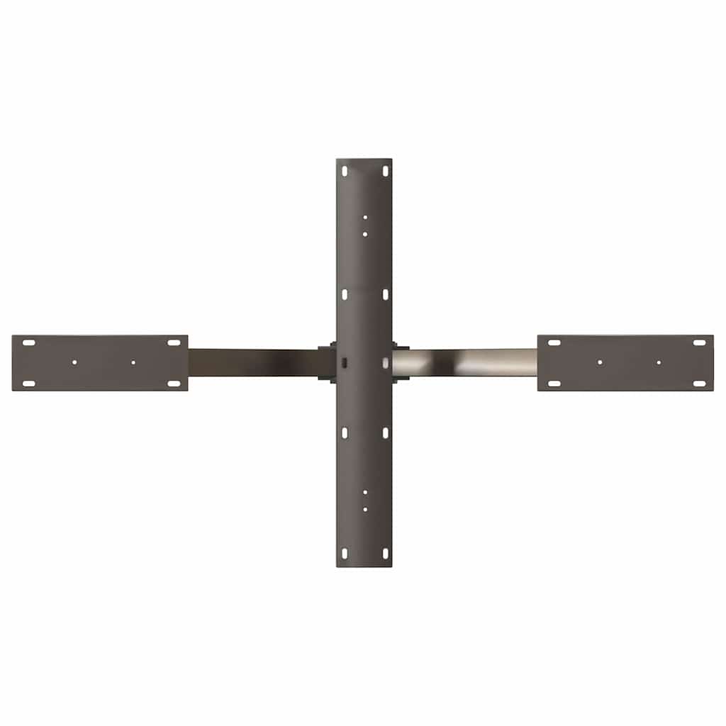 Gamba tavolino da caffè a forma di ragno nera 98x58x(42-43) cm