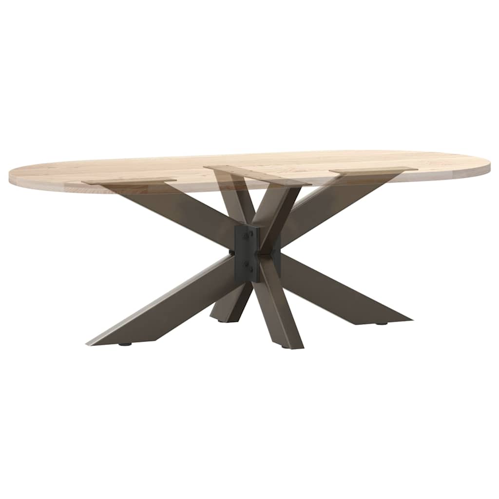 Gamba tavolino da caffè a forma di ragno nera 98x58x(42-43) cm