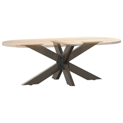 Gamba tavolino da caffè a forma di ragno nera 98x58x(42-43) cm