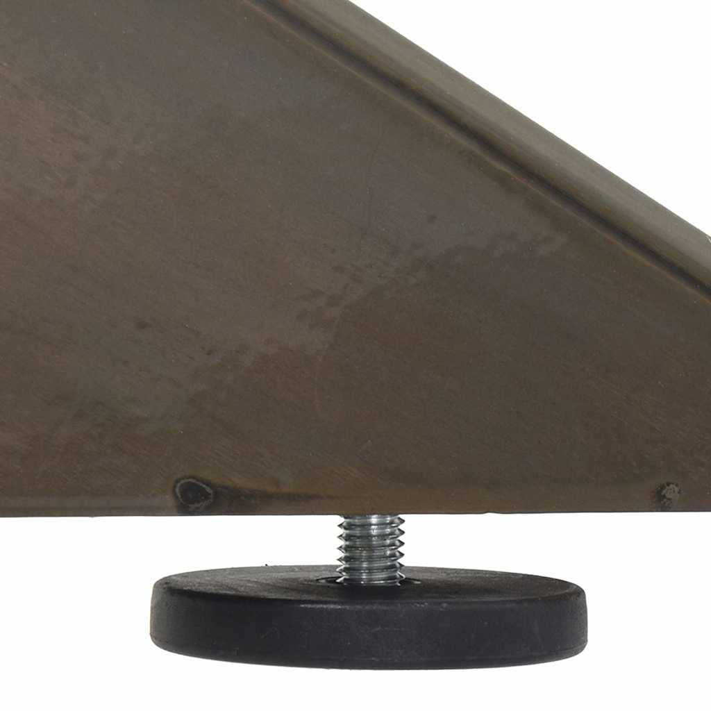 Gamba tavolino da caffè a forma di ragno nera 98x58x(42-43) cm
