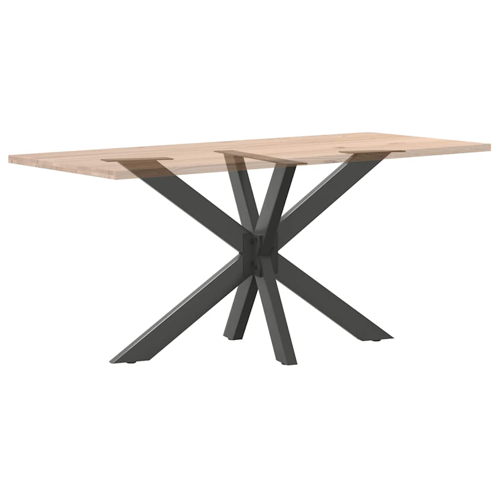 Gamba per Tavolo da Pranzo a Ragno Antracite 120x68x(72-73) cm