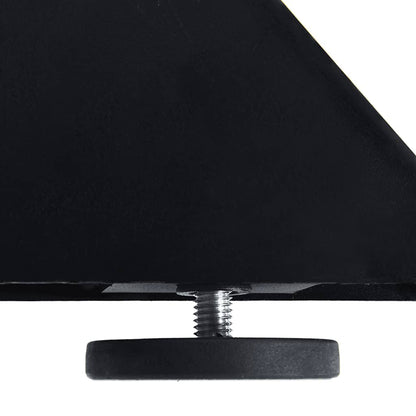 Gamba Tavolo da Pranzo a Forma di Ragno Nero 150x78x(72-73) cm