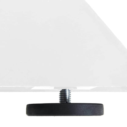 Gamba Tavolo Pranzo Forma Ragno Bianco 85x85x(72-73) cm Acciaio