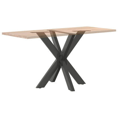 Gamba per Tavolo da Pranzo a Forma di Ragno Antracite 85x85x(72-73) cm Acciaio - homemem39