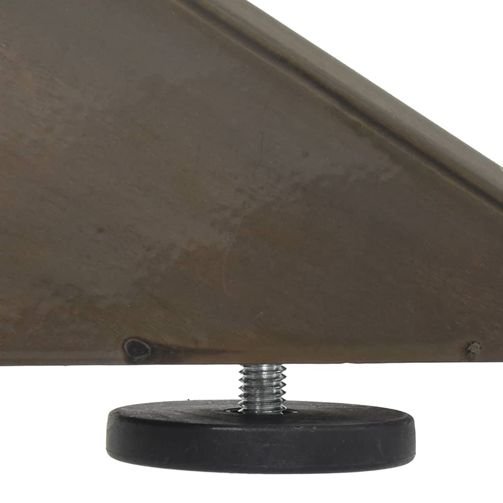 Gamba per Tavolo da Pranzo a Forma di Ragno Nero 85x85x(72-73) cm Acciaio