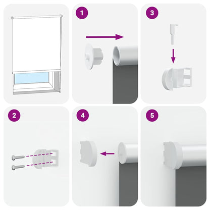 Tenda a Rullo Oscurante 150x150 cm Larghezza Tessuto 146,6 cm - homemem39