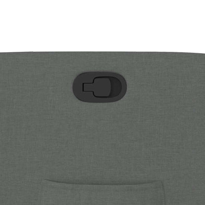 Poltrona Reclinabile in Tessuto Grigio Scuro | homemem39