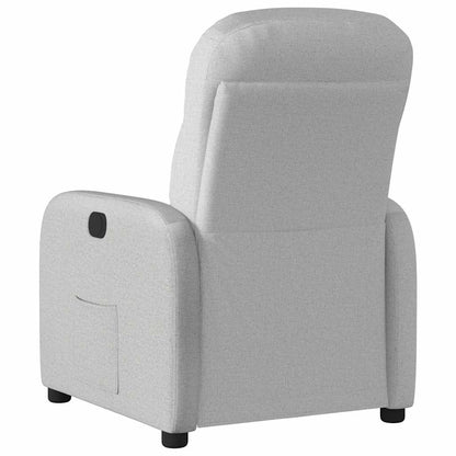 Poltrona Reclinabile in Tessuto Grigio Nuvola - homemem39