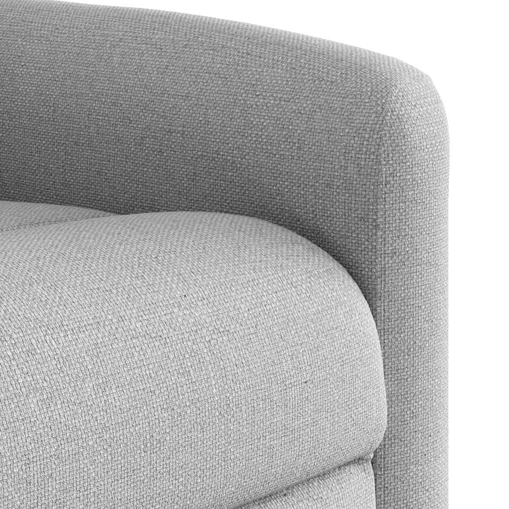 Poltrona Reclinabile in Tessuto Grigio Nuvola | homemem39