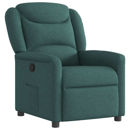 Poltrona Reclinabile in Tessuto Verde Scuro | homemem39