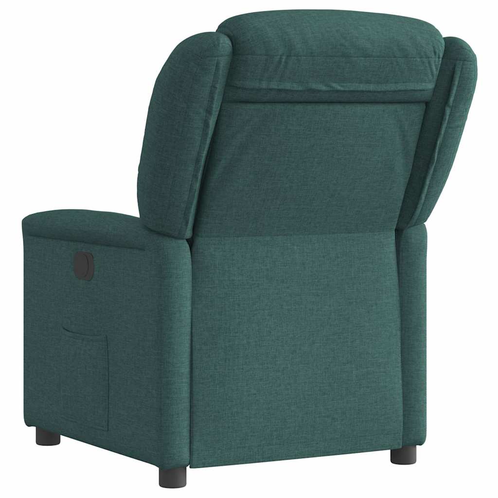 Poltrona Reclinabile in Tessuto Verde Scuro | homemem39