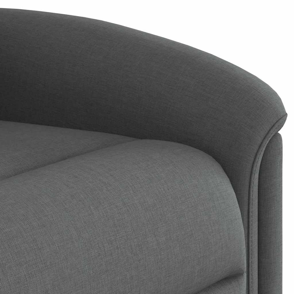 Poltrona Reclinabile in Tessuto Grigio Scuro | homemem39