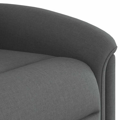 Poltrona Reclinabile in Tessuto Grigio Scuro | homemem39