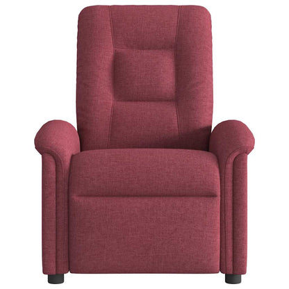Poltrona Reclinabile in Rosso Vino