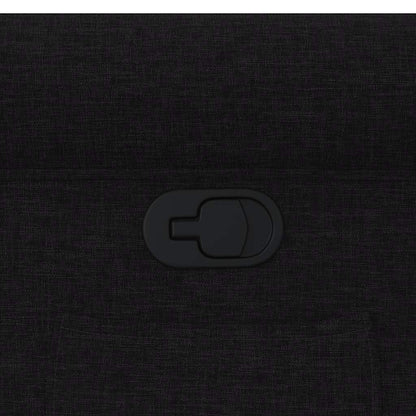 Poltrona Reclinabile in Tessuto Nero - homemem39