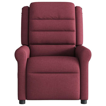 Poltrona Reclinabile in Rosso Vino