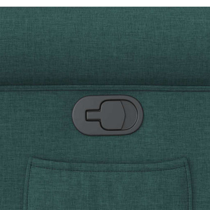 Poltrona Reclinabile in Tessuto Verde Scuro - homemem39