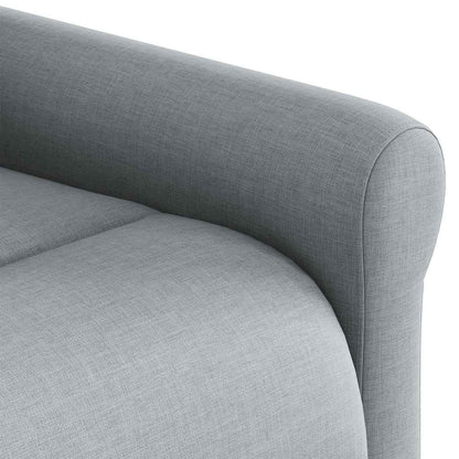 Poltrona Reclinabile in Tessuto Grigio Chiaro | homemem39
