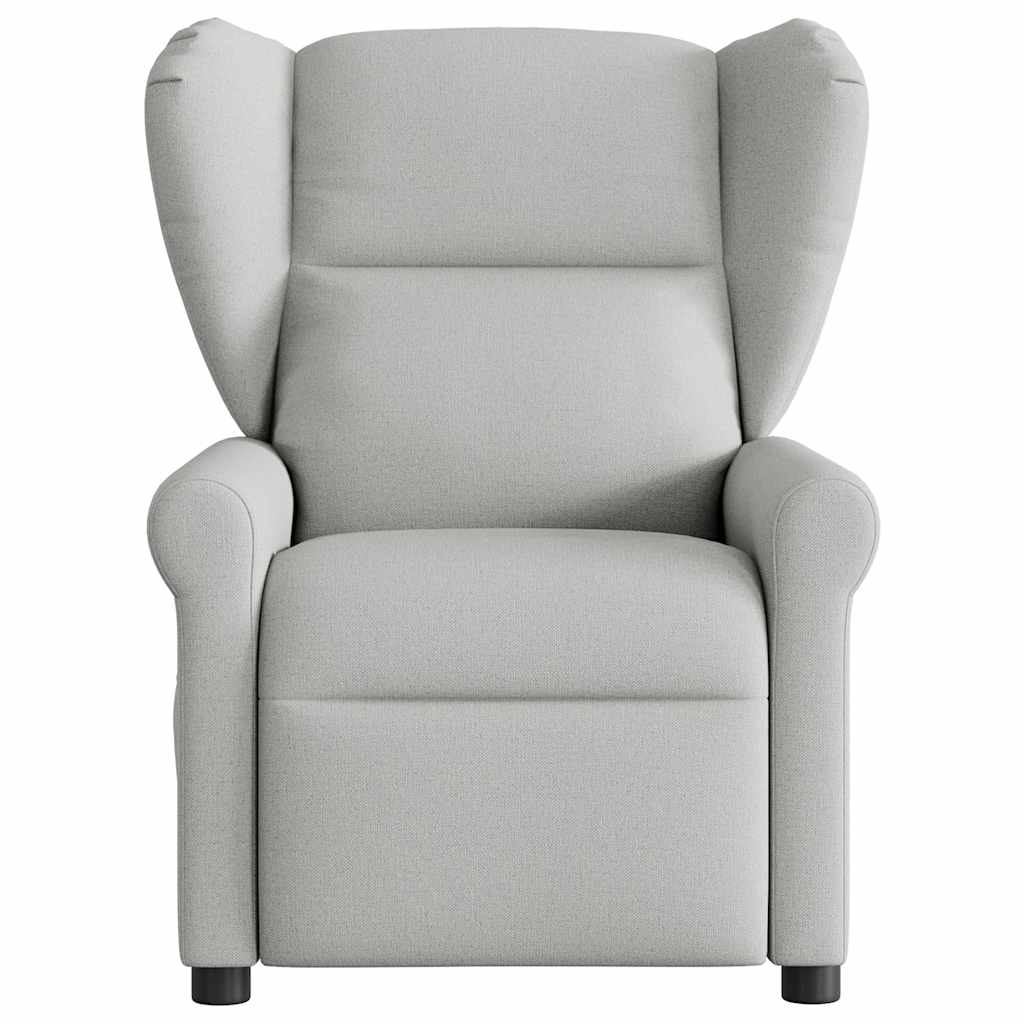 Poltrona Reclinabile in Tessuto Grigio Nuvola | homemem39