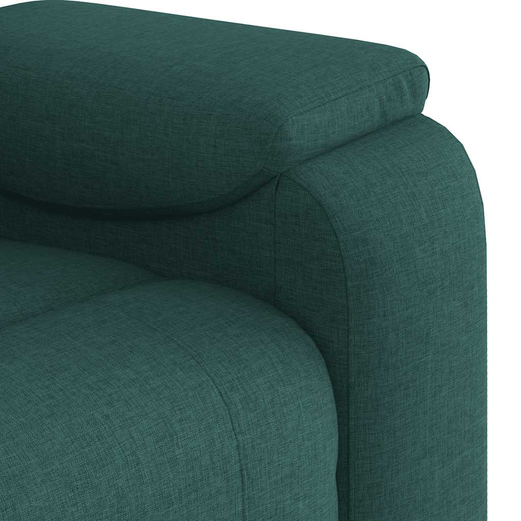 Poltrona Reclinabile in Tessuto Verde Scuro | homemem39