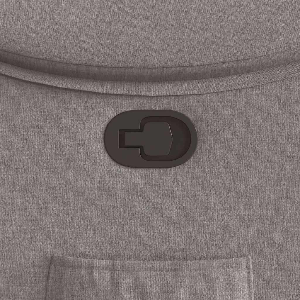 Poltrona Reclinabile in Tessuto Tortora - homemem39