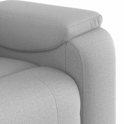 Poltrona Reclinabile in Tessuto Grigio Nuvola | homemem39
