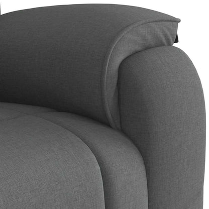 Poltrona Reclinabile in Tessuto Grigio Scuro | homemem39