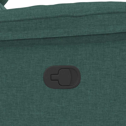 Poltrona Reclinabile in Tessuto Verde Scuro - homemem39