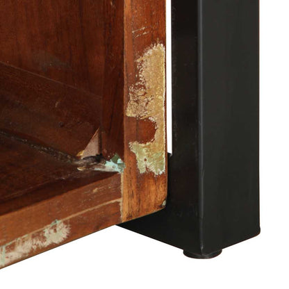 Tavolino Salotto Multicolore 90x50x36cm Legno Massello Recupero | homemem39