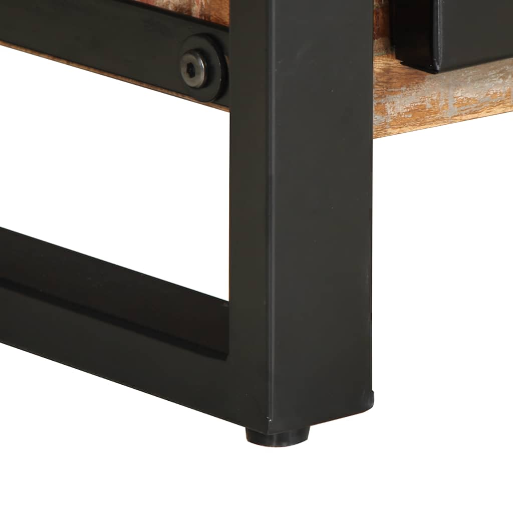 Tavolino Salotto Multicolore 90x50x36cm Legno Massello Recupero | homemem39
