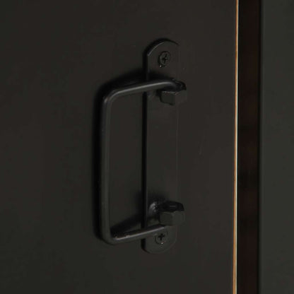 Comodino 40x30x51 cm in Legno Grezzo Massello di Mango - homemem39