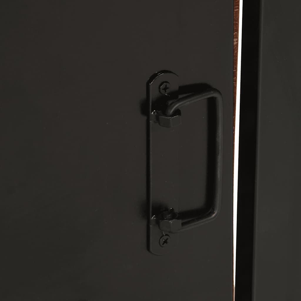 Comodino Multicolore 40x30x51 cm in Legno Massello Recupero - homemem39