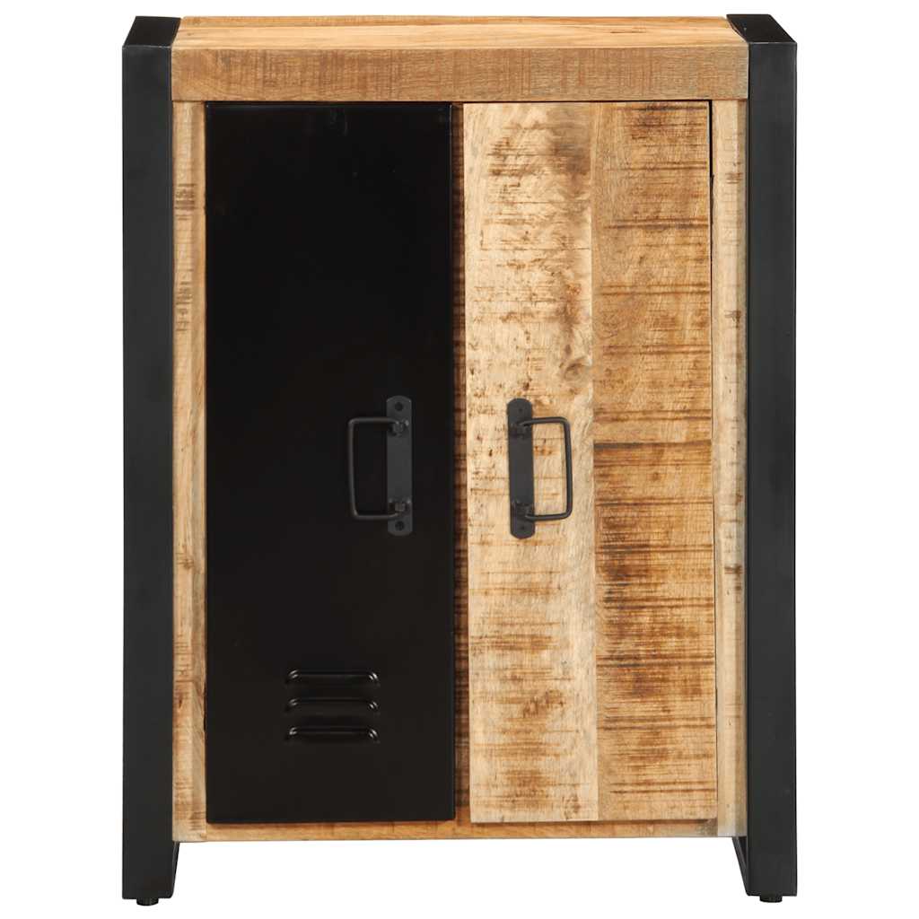 Credenza 55x35x70 cm in Legno Massello di Mango Grezzo - homemem39