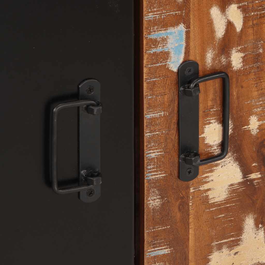 Credenza Multicolore 55x35x70 cm in Legno Massello Recupero - homemem39