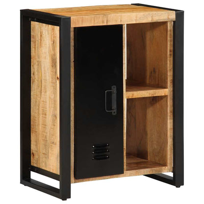 Credenza 55x35x70 cm in Legno Massello di Mango Grezzo - homemem39