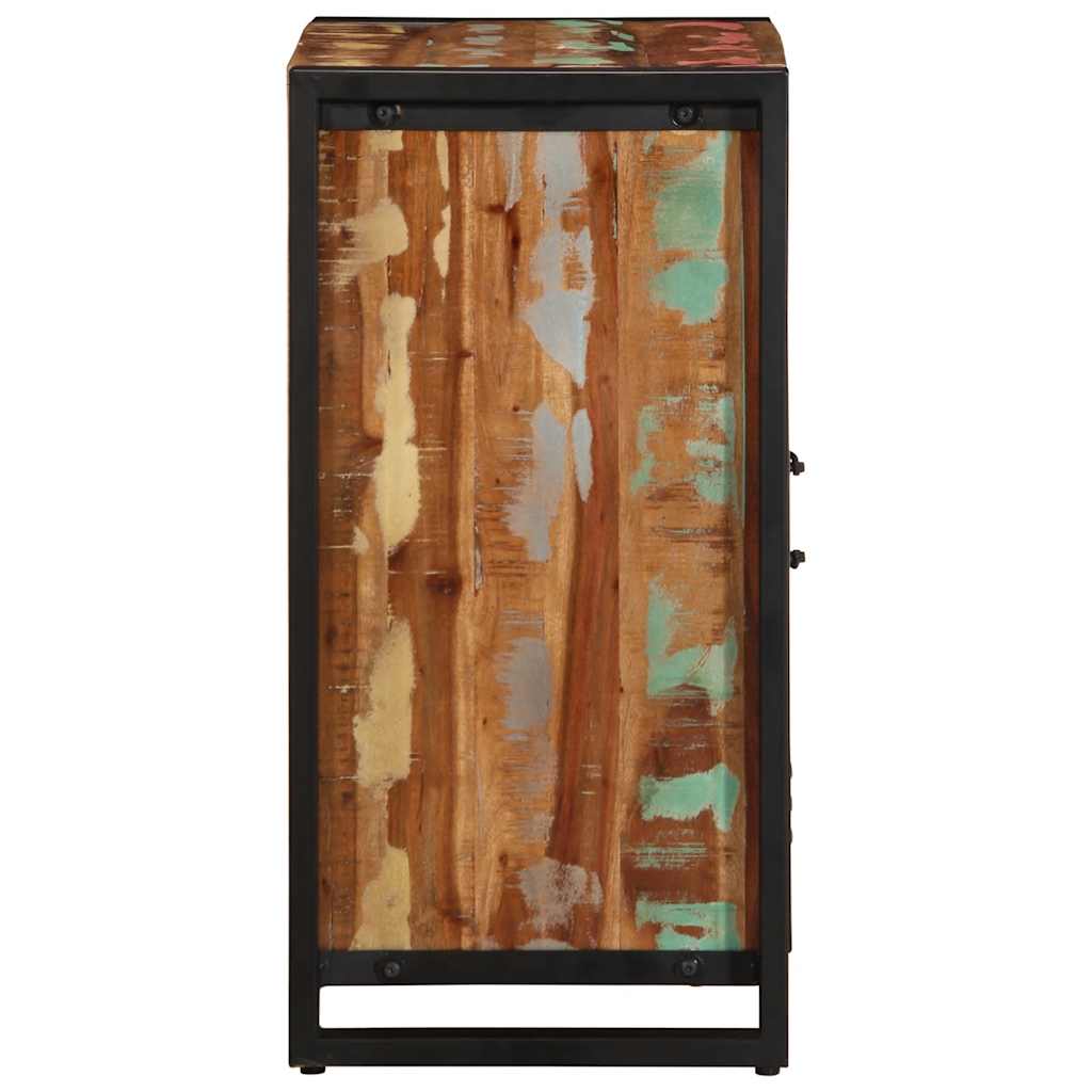 Credenza Multicolore 55x35x70 cm in Legno Massello Recupero - homemem39