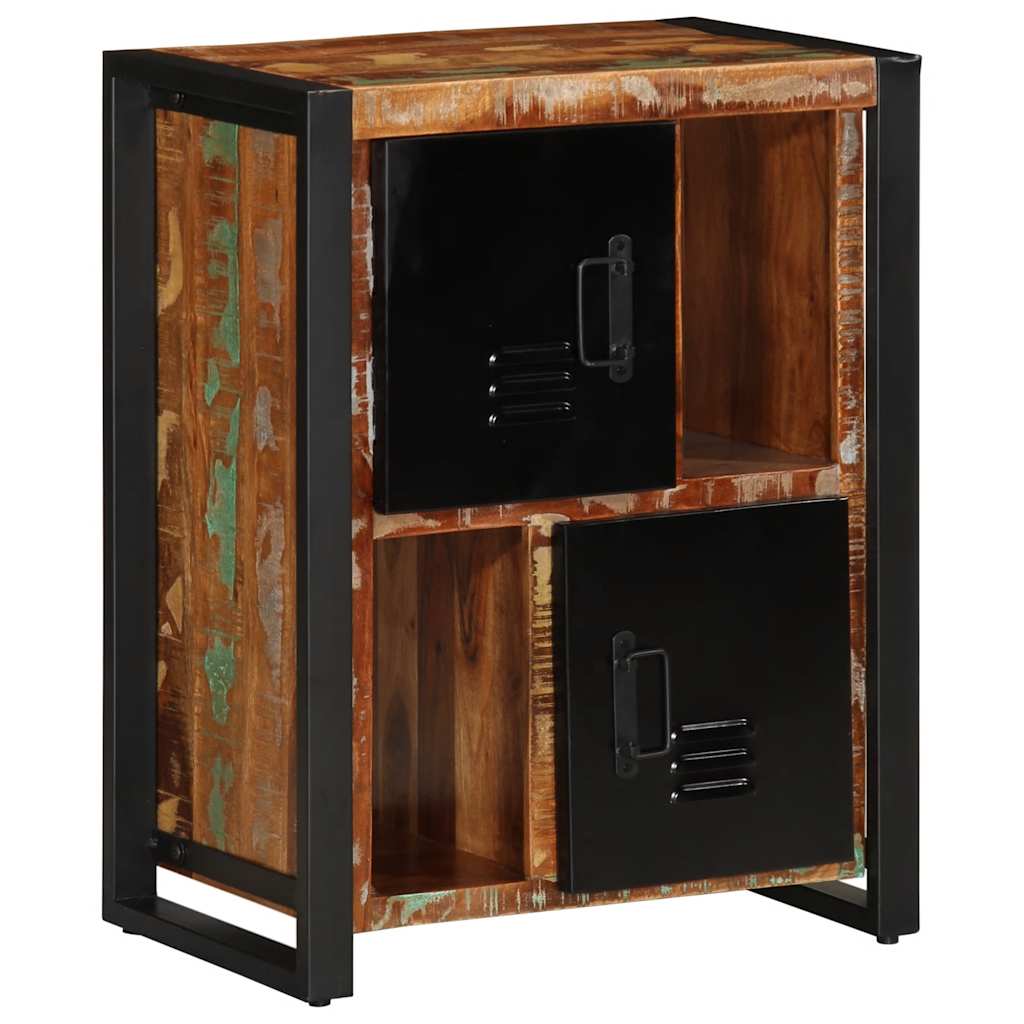 Credenza Multicolore 55x35x70 cm in Legno Massello Recupero - homemem39