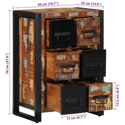 Credenza 50x35x70 in Legno Massello di Recupero - homemem39