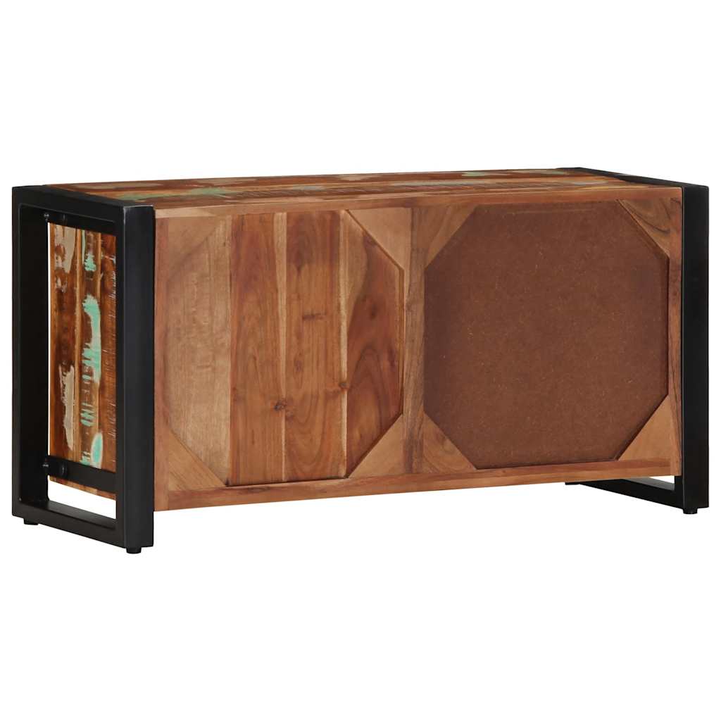 Mobile Porta TV 80x30x40 cm in Legno Massello di Recupero - homemem39