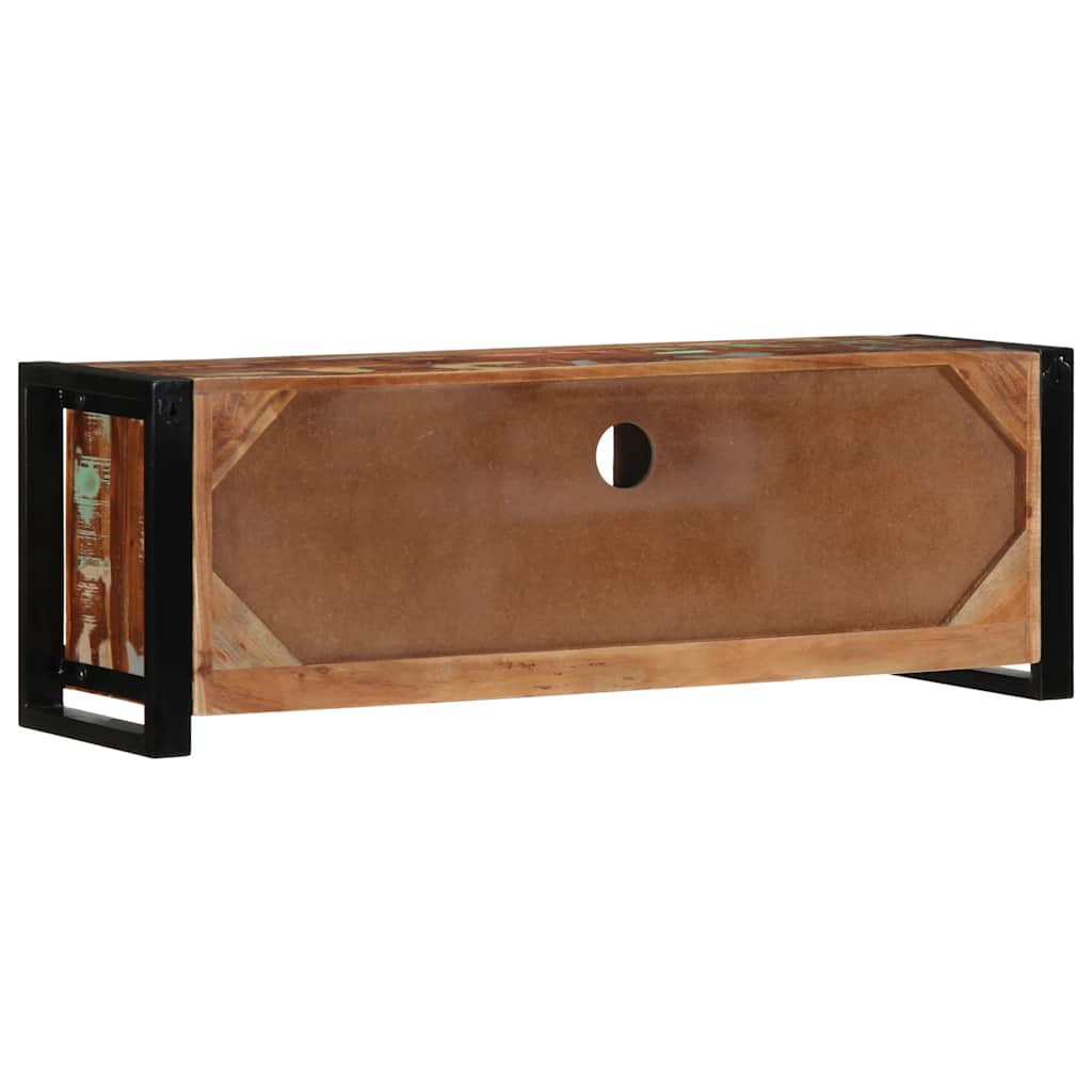 Mobile Porta TV 100x30x35 cm in Legno Massello di Recupero - homemem39