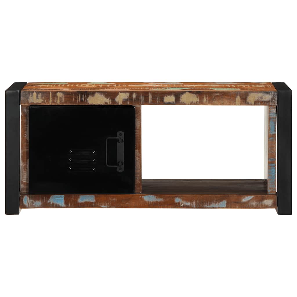 Mobile Porta TV 80x30x35 cm in Legno Massello di Recupero - homemem39