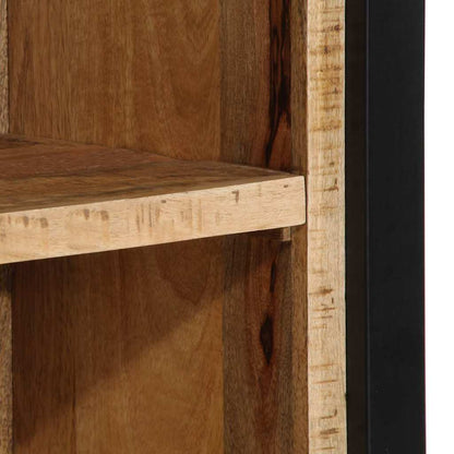 Mobiletto da Notte Marrone Legno massello di mango