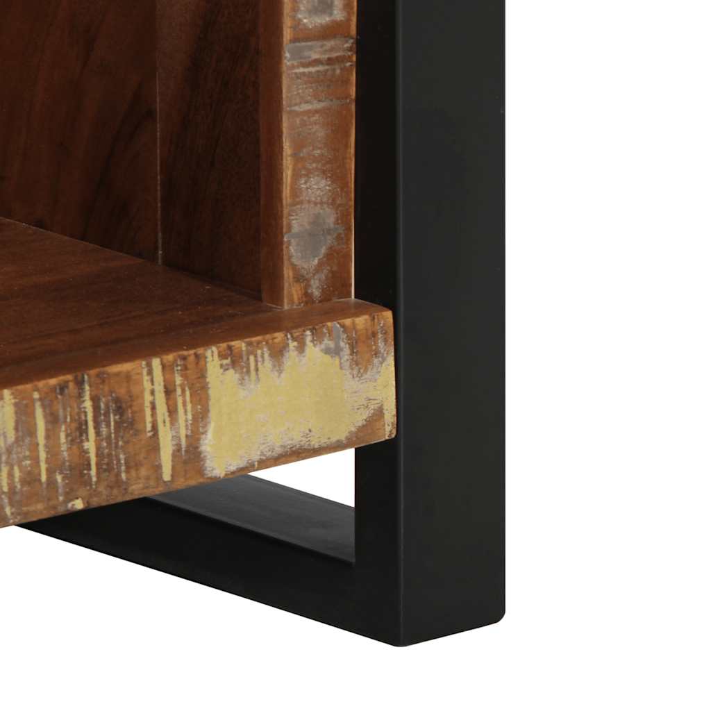 Comodino 40x30x80 cm in Legno Massello di Recupero - homemem39