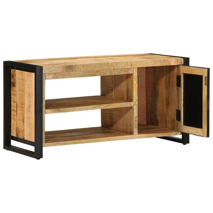 Panca per scarpe Marrone Legno massello di mango