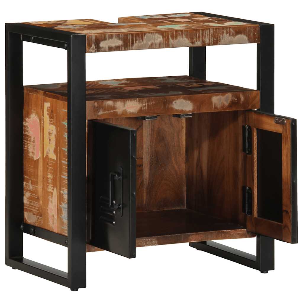Mobile da Bagno 55x35x60 cm in Legno Massello di Recupero | homemem39